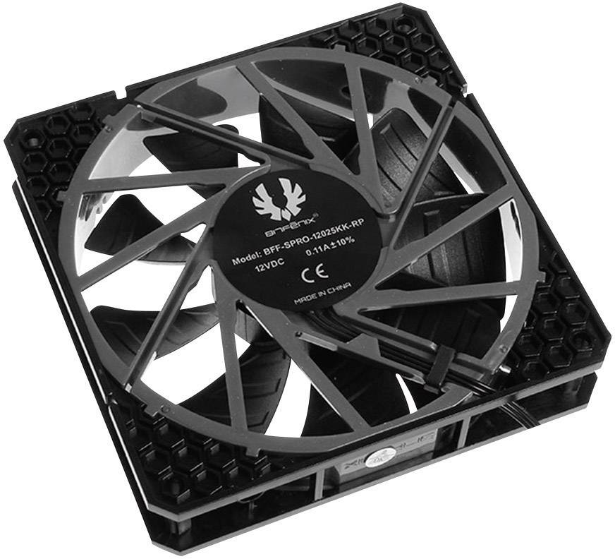 Bitfenix Spectre Pro PC-Gehäuse-Lüfter Schwarz (B x H x T) 120 x 120 x 25mm