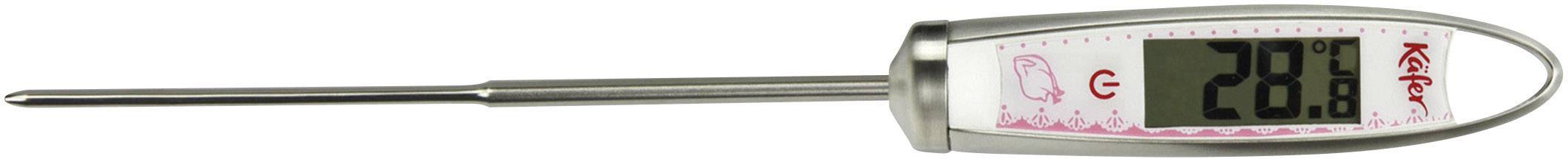 Käfer 7-3008 Küchen-Thermometer Speicher / Data-Hold-Funktion °C /°F-Anzeige, Babykost, Flüssige