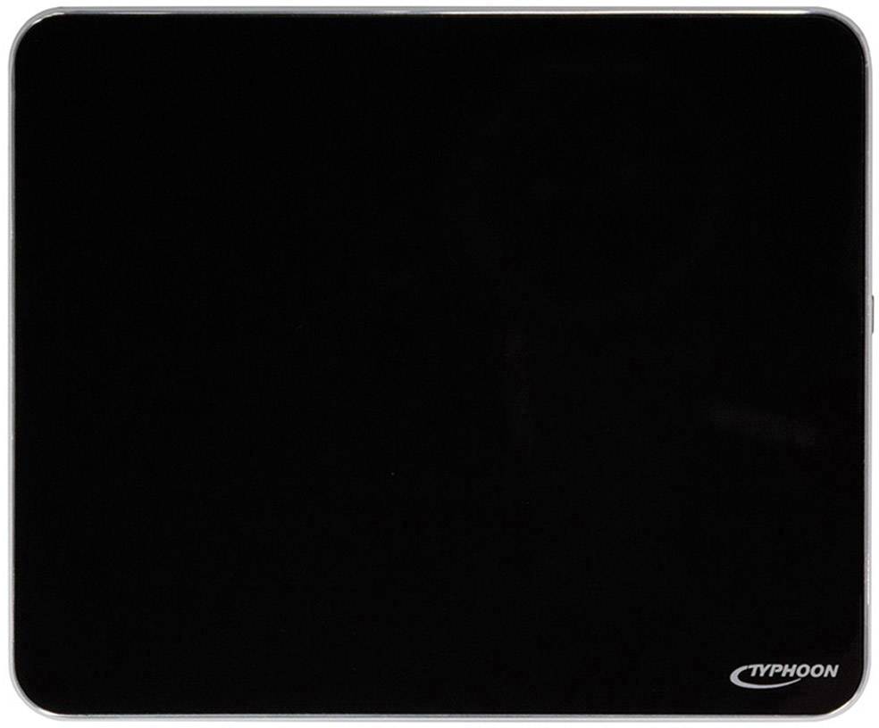 Typhoon SmartRemote Funk Tastatur QWERTZ Schwarz Integriertes Touchpad, Beleuchtet