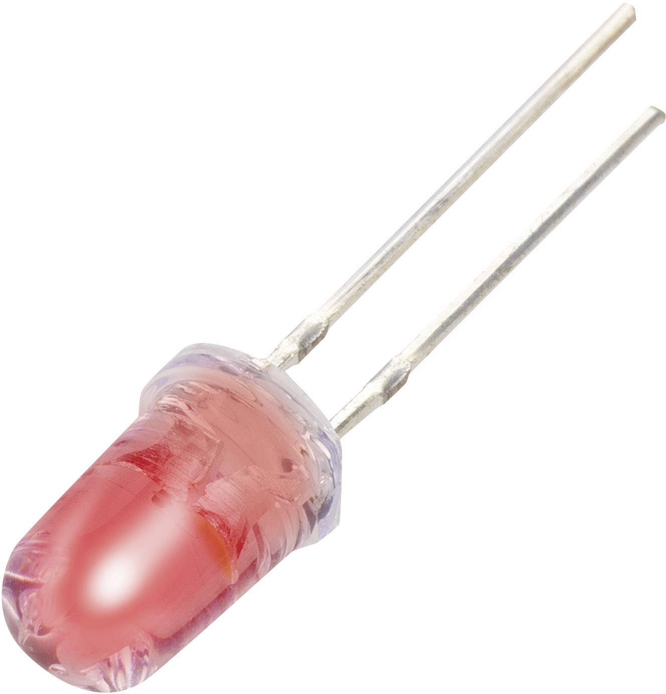 TRU Components YBR-50FRW00 LED bedrahtet Rot, Weiß Rund 5 mm 950 mcd, 2000 mcd 30 °, 18 ° 20 mA, 2