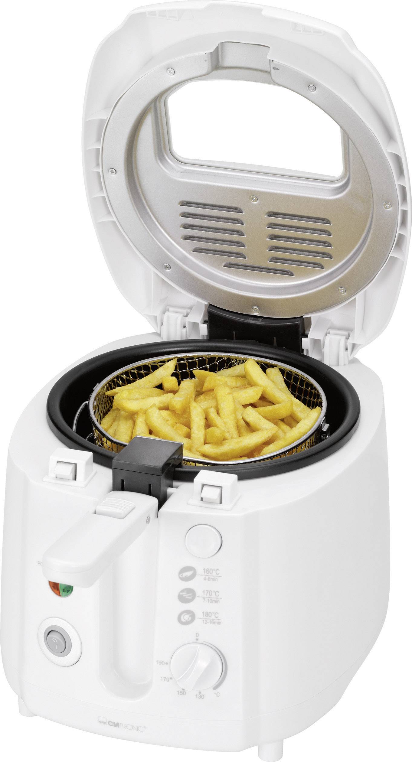 Clatronic FR 3390 Fritteuse 1800 W Weiß