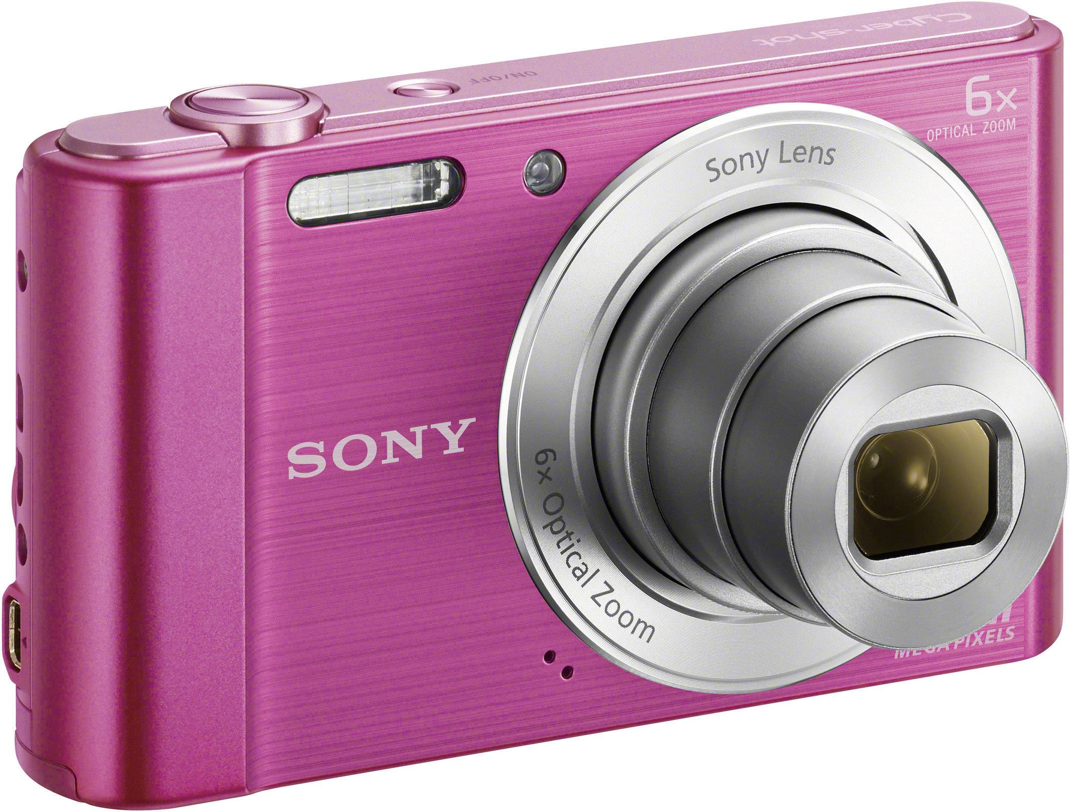 Sony Cyber-Shot DSC-W810P Digitalkamera 20.1 Megapixel Opt. Zoom: 6 x Pink