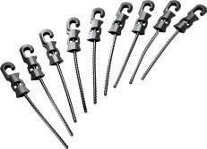 Bosch Home and Garden F016800323 Ersatzmesser 9er Set Passend für (Modell Rasentrimmer): Bosch AMW RT