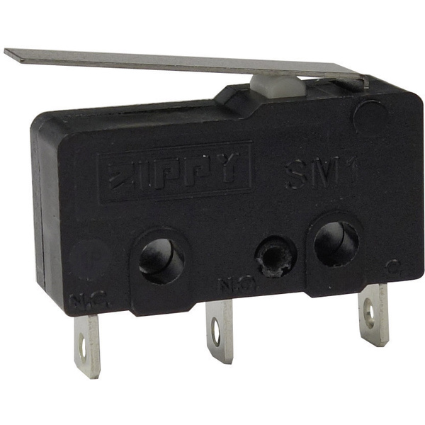 Zippy SM1-N6S-02A0-Z Mikroschalter SM1-N6S-02A0-Z 250 V/AC 6A 1 x Ein/(Ein) tastend