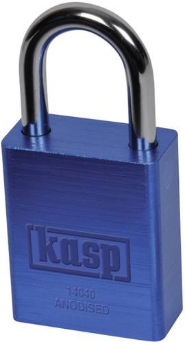 KASP K14040BLUD Vorhängeschloss 38 mm verschieden schließend Blau