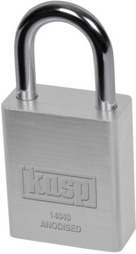 KASP K14040SILD Vorhängeschloss 38 mm verschieden schließend Silber