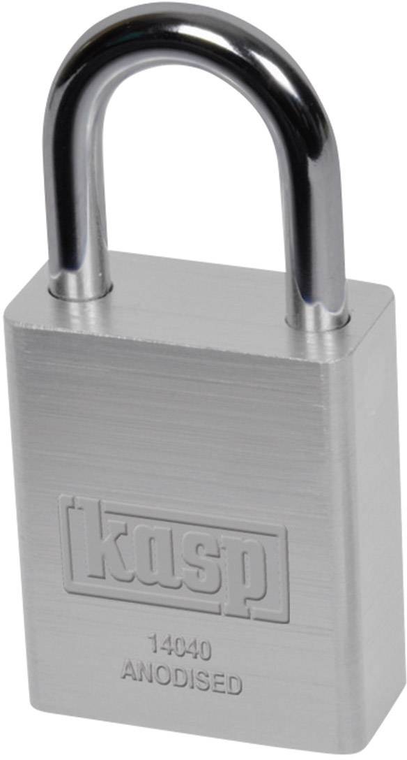 KASP K14040SILD Vorhängeschloss 38mm verschieden schließend Silber