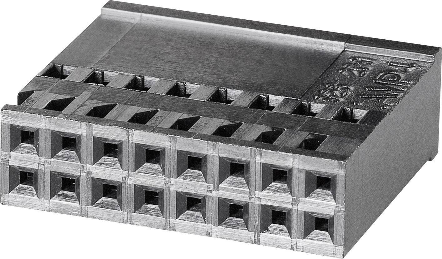 TE Connectivity Buchsengehäuse-Kabel AMPMODU Polzahl Gesamt 6 Rastermaß: 2.54 mm 926209-3