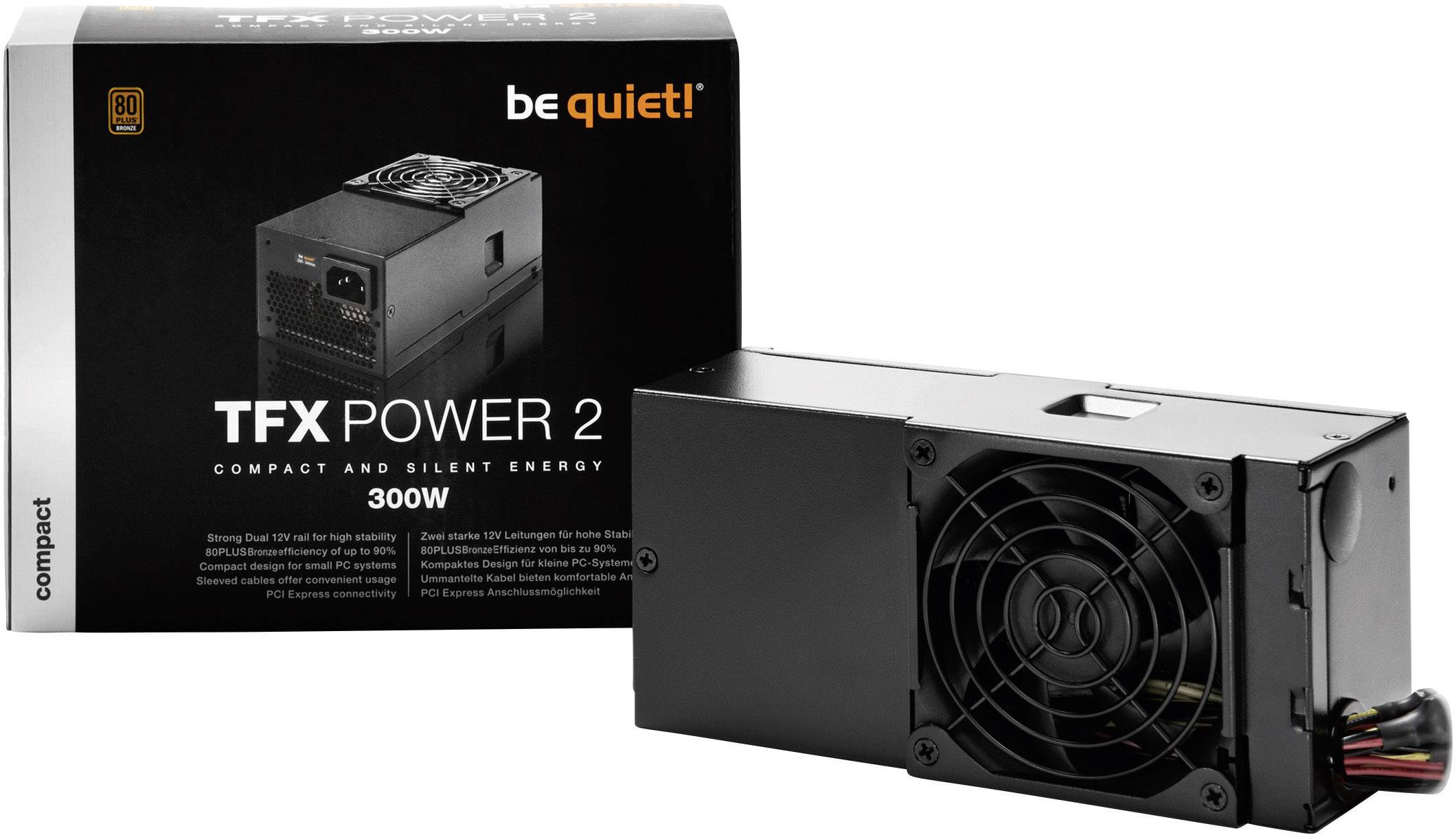 BeQuiet TFX Power 2 PC Netzteil 300 W TFX 80PLUS® Bronze