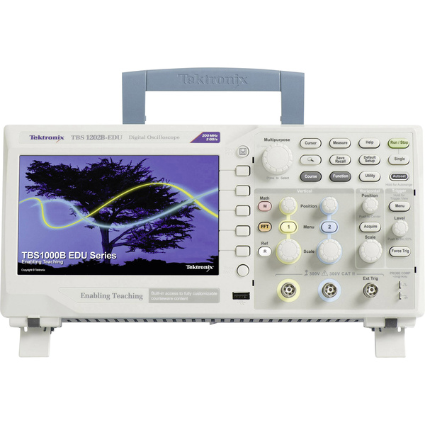 Tektronix TBS1202B-EDU Digital-Oszilloskop 200MHz 2-Kanal 2 GSa/s 2.5 kpts 8 Bit Digital-Speicher (DSO)