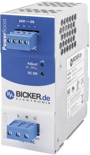 Bicker Elektronik BED-12024 Hutschienen-Netzteil (DIN-Rail) 24 V/DC 5A 120W 1 x