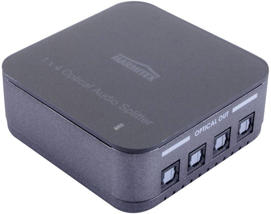 Marmitek TS14 4 Port Toslink-Splitter Schwarz