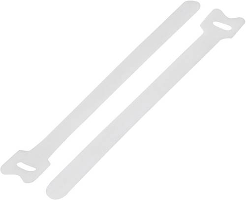 TRU Components TC-MGT-180WE203 Klettkabelbinder zum Bündeln Haft- und Flauschteil (L x B) 180 mm x