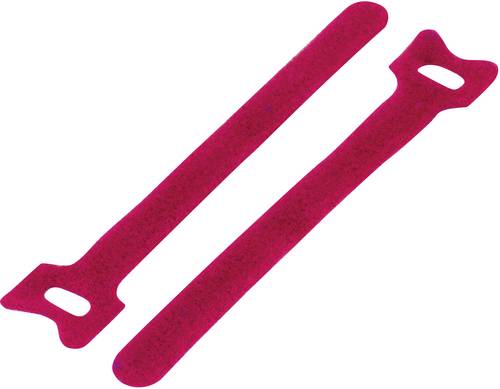 KSS MGT-240RD Klettkabelbinder zum Bündeln Haft- und Flauschteil (L x B) 240 mm x 16 mm Rot
