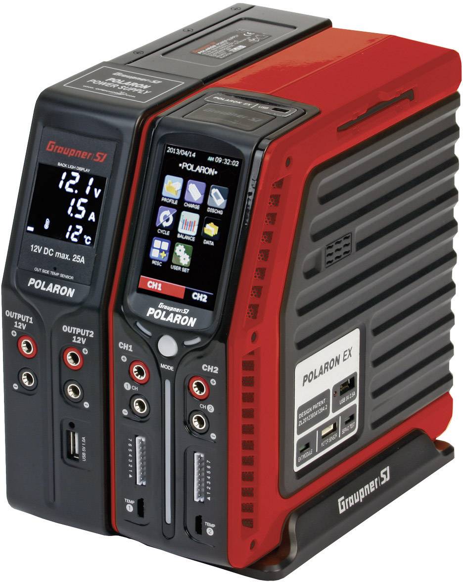 Graupner Polaron EX Combo Modellbau-Multifunktionsladegerät 12 V