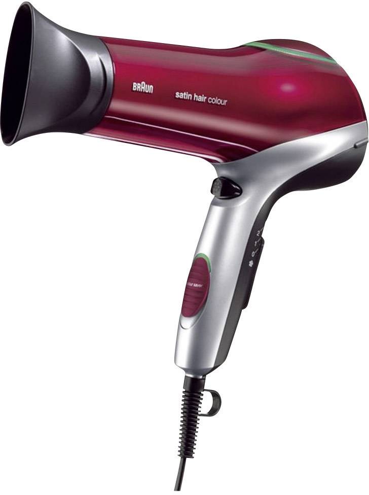 Braun Satin Hair SPI-C2000 Haartrockner Silber, Schwarz, Rot