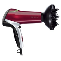 Braun Satin Hair SPI-C2000 Haartrockner Silber, Schwarz, Rot Braun Satin Hair SPI-C2000 Haartrockner Silber, Schwarz, Rot
