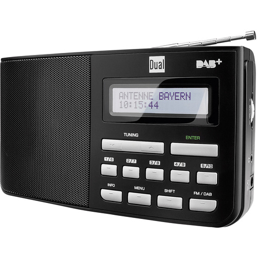 Dual DAB 5.1 Kofferradio DAB+, UKW Schwarz