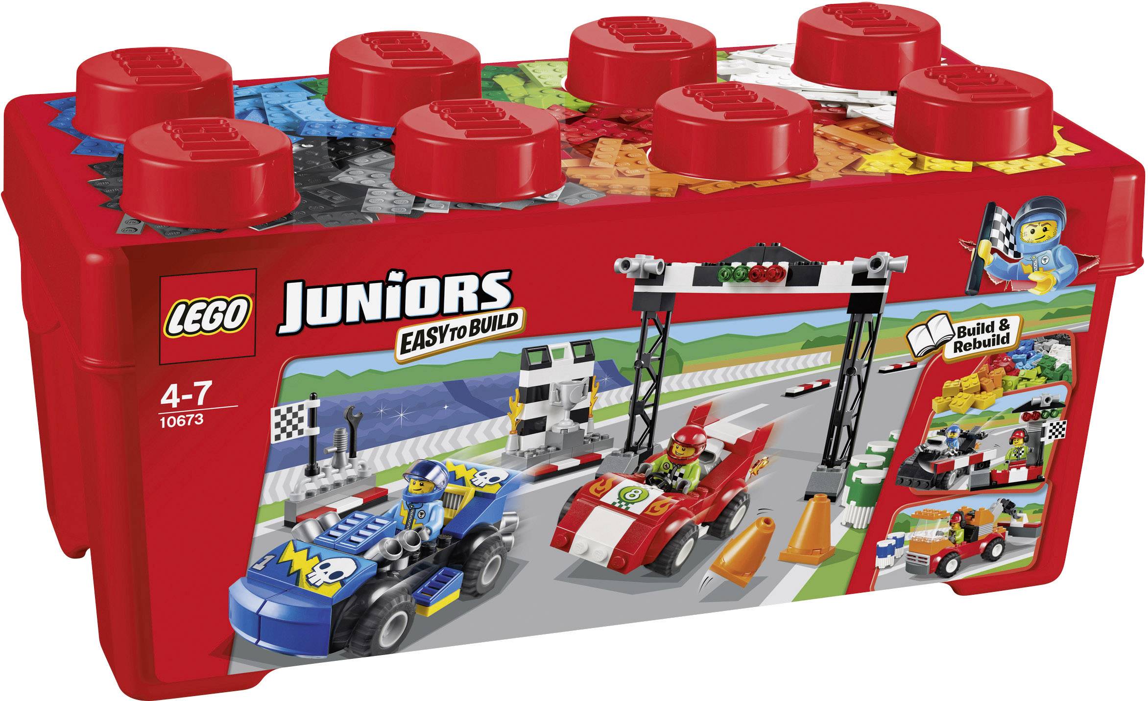 6061892 LEGO® JUNIORS Große Steinebox Ralley