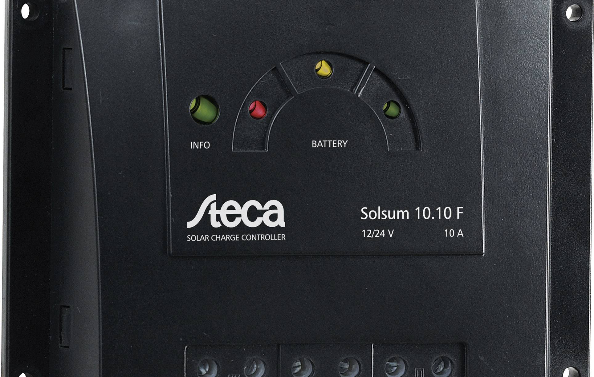Steca Solsum 10.10 F Laderegler Serie 12 V, 24 V 10 A