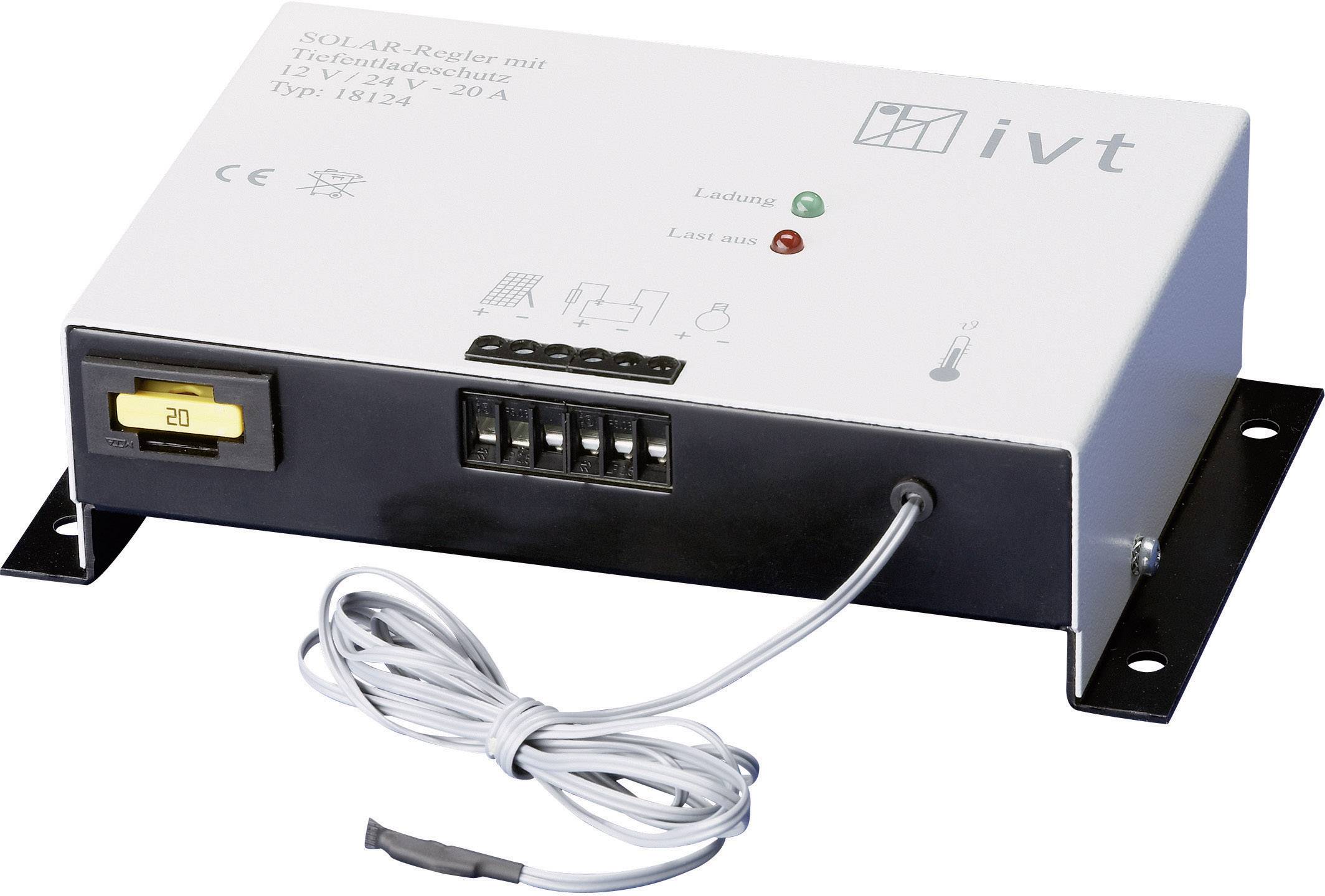 IVT Shunt Laderegler PWM 12 V, 24V 20A