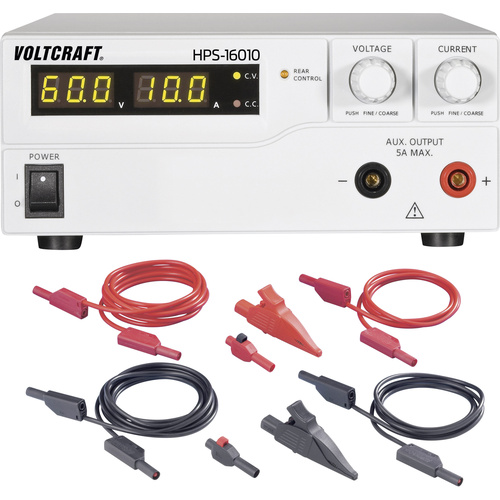 VOLTCRAFT HPS-16010 Labornetzgerät, einstellbar 1 - 60 V/DC 0 - 10A 600W Remote programmierbar Anzahl Ausgänge 1 x