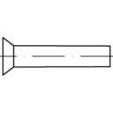 TOOLCRAFT 112278 Senkniete (Ø x L) 4mm x 12mm Stahl 1000St.