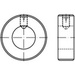 TOOLCRAFT 112504 Stellringe Außen-Durchmesser: 100mm M10 DIN 705 Stahl galvanisch verzinkt 1St.