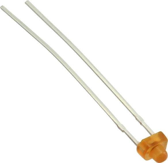 Vishay TLUO2401 LED bedrahtet Rot Rechteckig 1.8 mm 5 mcd 40 ° 30 mA 2 V