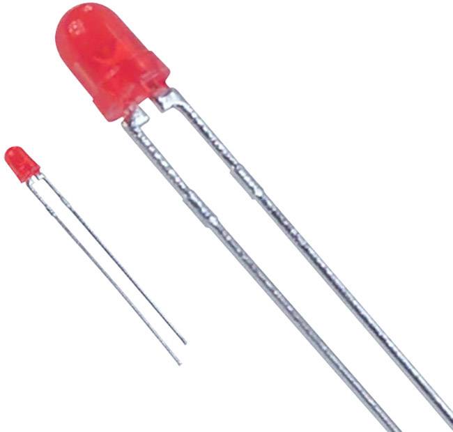 Lite-On LTL-4221N LED bedrahtet Rot Rund 3mm 8.7 mcd 60° 30mA 2V