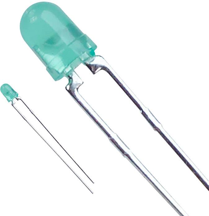 Lite-On LTL-4231N LED bedrahtet Grün Rund 3mm 12.6 mcd 60° 2.1V