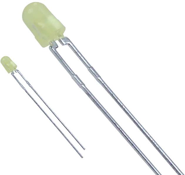 Lite-On LTL-4251N LED bedrahtet Gelb Rund 3mm 5.6 mcd 60° 20mA 2.1V