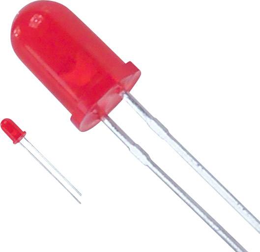 Lite-On LTL-4213 LED bedrahtet Rot Rund 5mm 3.7 mcd 36° 15mA 2.1V