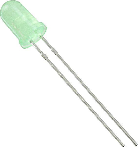 Lite-On LTL-307GLC LED bedrahtet Grün Rund 5mm 3.7 mcd 50° 7mA 1.9V