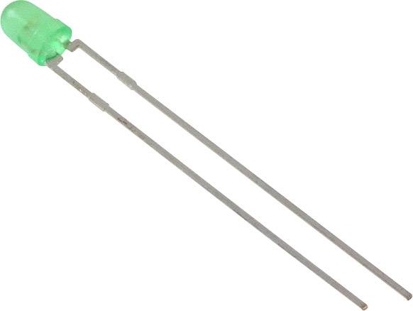 Lite-On LTL-4231NLC LED bedrahtet Grün Rund 3mm 1.1 mcd 60° 7mA 1.9V