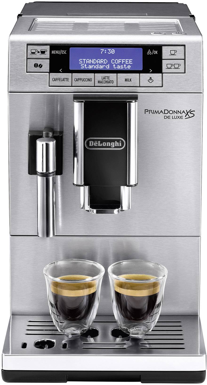 DeLonghi Primadonna XS De Luxe ETAM 36.365.M Kaffeevollautomat Silber