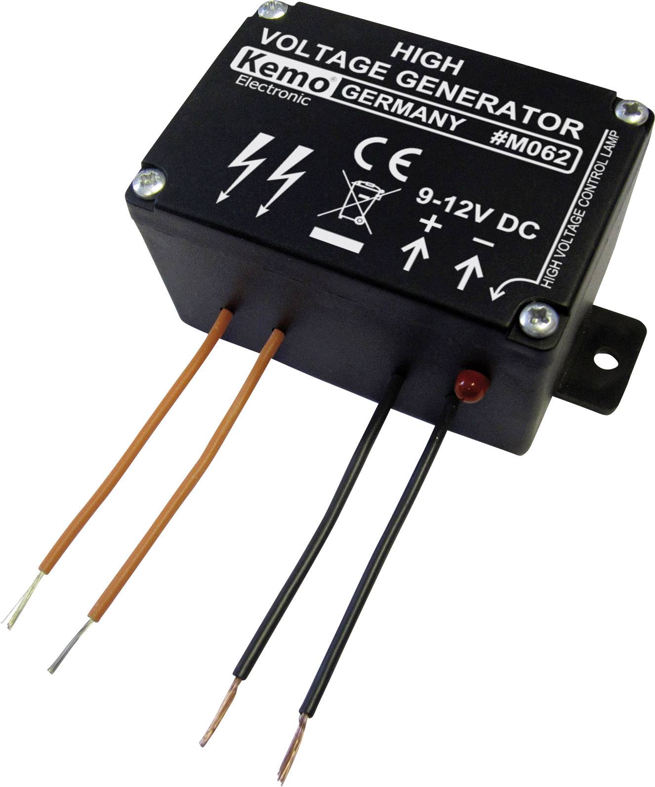 Kemo M062 Mini Hochspannungsgenerator Baustein 9 V/DC, 12 V/DC