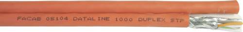 Kabel 101196 Netzwerkkabel CAT 7 S/FTP 8 x 2 x 0.25mm² Orange 100m