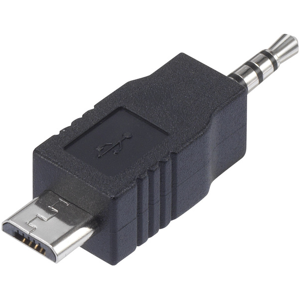 USB 2.0 Adapter [1x Klinkenstecker 2.5mm - 1x USB 2.0 Stecker Micro-B]