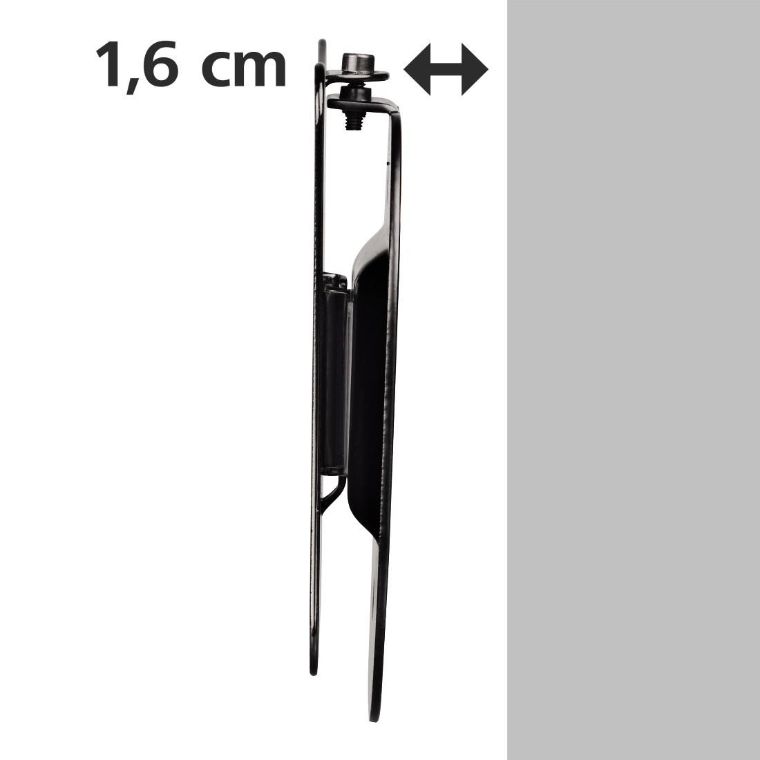 Hama 00108720 FIX "Ultraslim" XS TV-Wandhalterung 25,4 cm (10") - 66,0 cm (26") Starr, Rotierbar Integrierte Wasserwaage