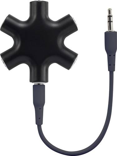 SpeaKa Professional SP-7870556 Klinke Audio Y-Adapter [1x Klinkenbuchse 3.5 mm - 5x Klinkenbuchse 3