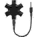 SpeaKa Professional SP-7870556 Klinke Audio Y-Adapter [1x Klinkenbuchse 3.5mm - 5x Klinkenbuchse 3.5 mm] Schwarz