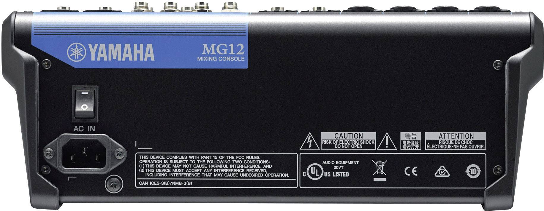 Yamaha MG12 Konsolen-Mischpult Anzahl Kanäle:12