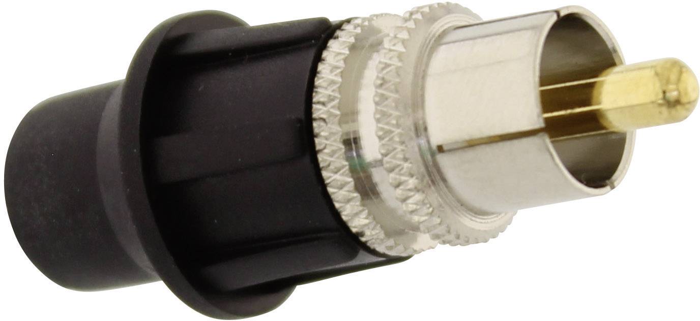 Telecom Security KCM Cinch-Steckverbinder Stecker, gerade Polzahl: 2