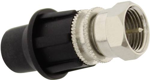 F-Stecker mit Gewinde Kabel-Durchmesser: 7mm