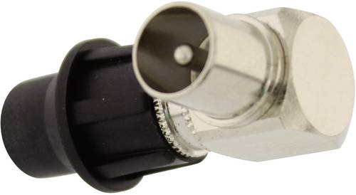 Telecom Security Koax-Stecker, gewinkelt Kabel-Durchmesser: 7mm