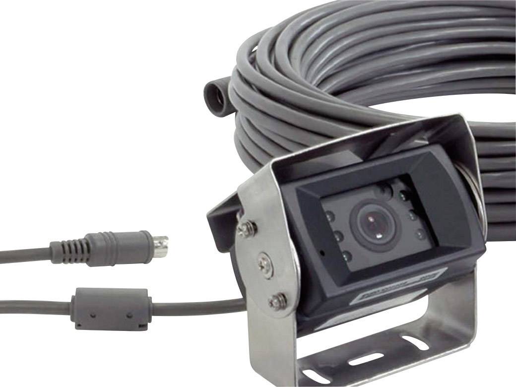 Camos RV-752 Kabel-Rückfahrvideosystem 2 Kamera-Eingänge, integriertes Mikrofon, integrierte Heizung Aufbau