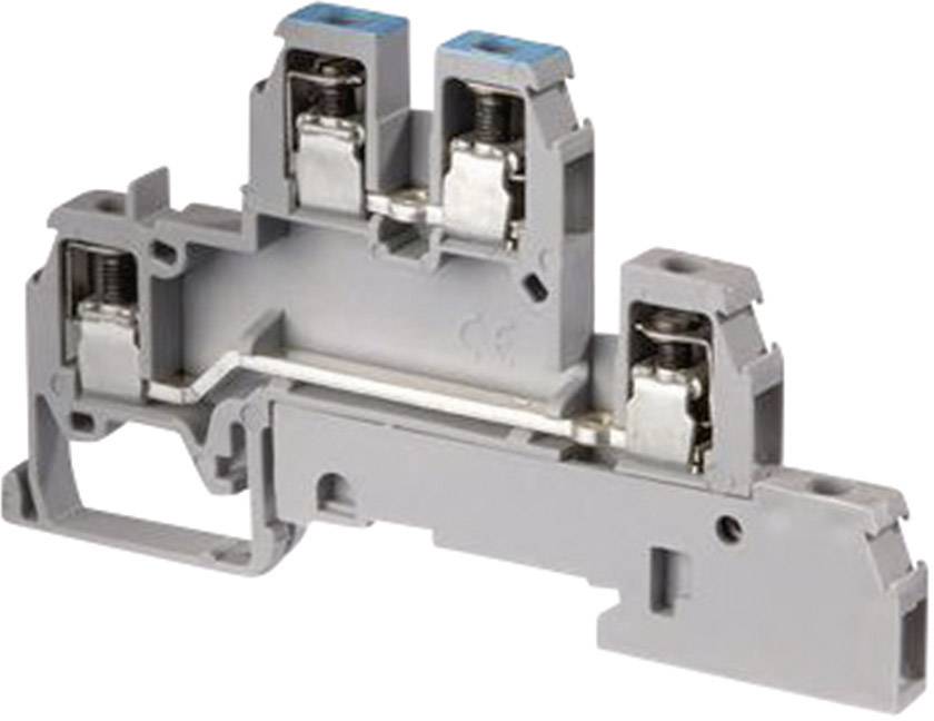 ABB 1SNA 110 442 R2500 Installationsetagenklemme 6 mm Schrauben Belegung: L Grau