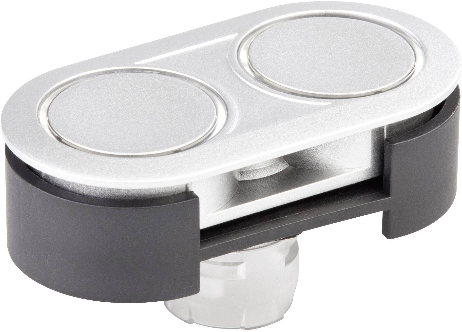 Schlegel RRJDTLR RRJDTLR Doppeldrucktaster Betätiger flach Edelstahl 10St.