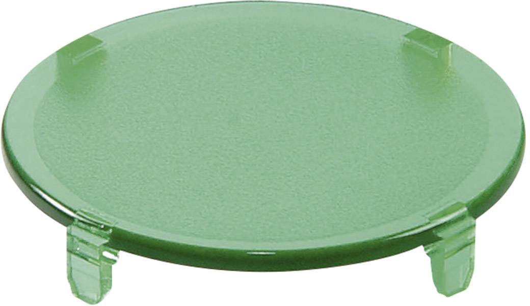 Grüner, runder Untersetzer aus Kunststoff mit erhöhtem Rand, geeignet für Gläser oder Becher.
